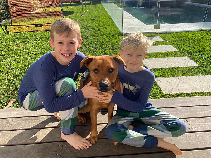 Jamison and his brother Lauchie